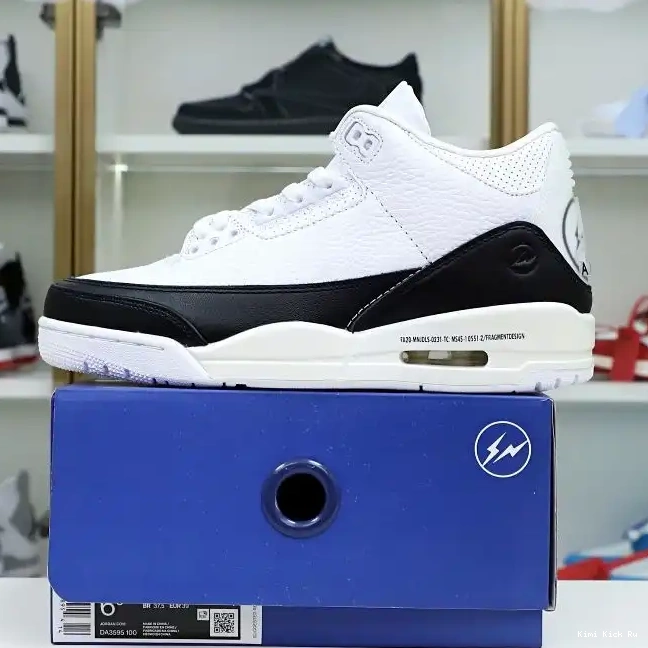 'WHITE' JORDAN X 3 FRAGMENT SP RETRO DESIGN AIR Kimikick 0807